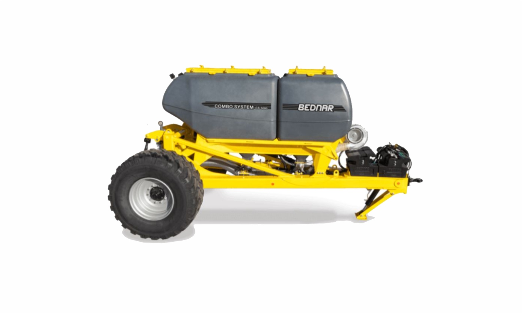 COMBO System CS Buncăr pentru fertilizare și semințe

 	Buncăr presurizat cu două camere pentru o repartizare precisă a îngrășămintelor și semințelor.
 	Posibilitatea de a conecta diferite tipuri de utilaje, inclusiv bara de însămânțare CORSA CN.
 	Două unități de distribuție cu acționare electrică ce permit modificarea dimensiunii dozării în funcție de necesitățile agronomice.
 	Control ISOBUS.
 	Pneuri mari cu inflație redusă 650/65-30,5.