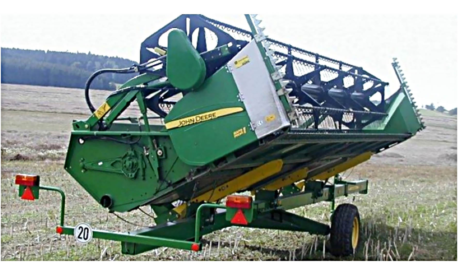 Cărucioare cu o singură punte rigidă pentru transportul hederelor, Tip 200/300

 

 