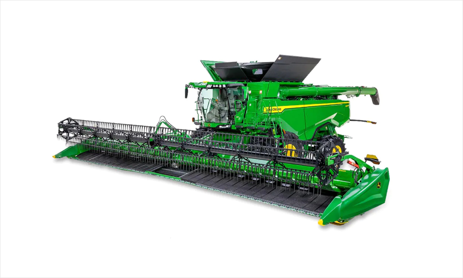 Mai mult de 100 de tone pe oră. Pierderi mai mici de 1%. Nu este vorba despre puterea impresionantă. Este vorba despre designul eficient. Datorită celui mai lat canal de treierare
de combină de pe piaţă, modelul X9 asigură treierare, separare şi curăţare cu un consum foarte redus de energie.
X9. PERFORMANŢA LA URMĂTORUL NIVEL