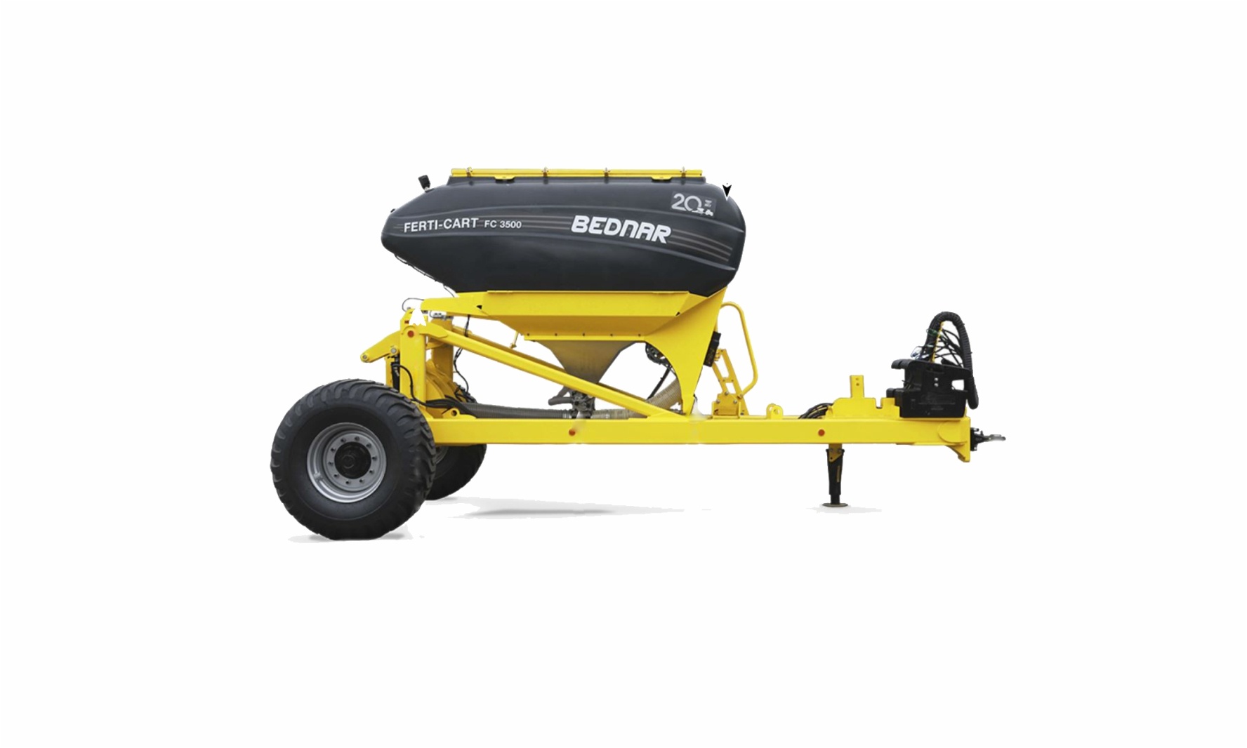 FERTI-CART FC 3500 buncăr pentru fertilizare și semințe

 	Buncăr de îngrășăminte pentru aplicarea exacta a acestora.
 	Buncăr de plastic.
 	1 dozator din inox controlat electric care permite schimbarea ratei de aplicare direct din cabina tractorului în funcție de cerințele agronomice.
 	Sistem de cântărire cu posibilitatea de a transfera datele.
 	Controlul ratei de aplicare cu ajutorul sistemului ISOBUS.