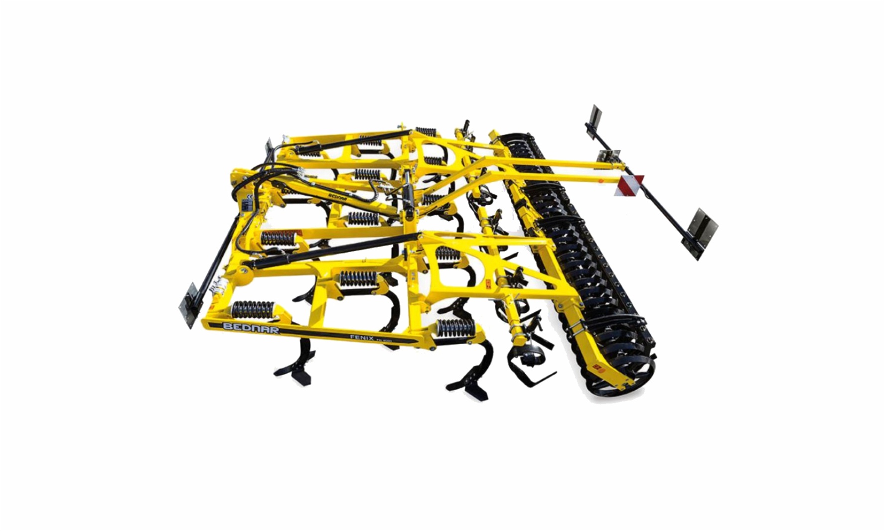 FENIX FN / FN_L Cultivator universal

 	Utilizare versatilă de la prelucrare superficială până la afânare de adâncime, de până la 35 cm.
 	Operare continuă, sigură chiar şi în condiţii grele datorită protecţiei non-stop.
 	Rezistenţă mare datorită cadrului cu profil triplu 100×100 mm.
 	Selecţie vastă de organe active tip săgeată sau tip daltă (daltă standard sau cu durată mare de viaţă – Long Life) şi tăvălugi posteriori.
 	Degajarea mare la sol, de 80 cm permite utilajului să lucreze chiar şi în culturi înalte.
 	Opţiunea reglării hidraulice a adâncimii de lucru direct din cabina tractorului.