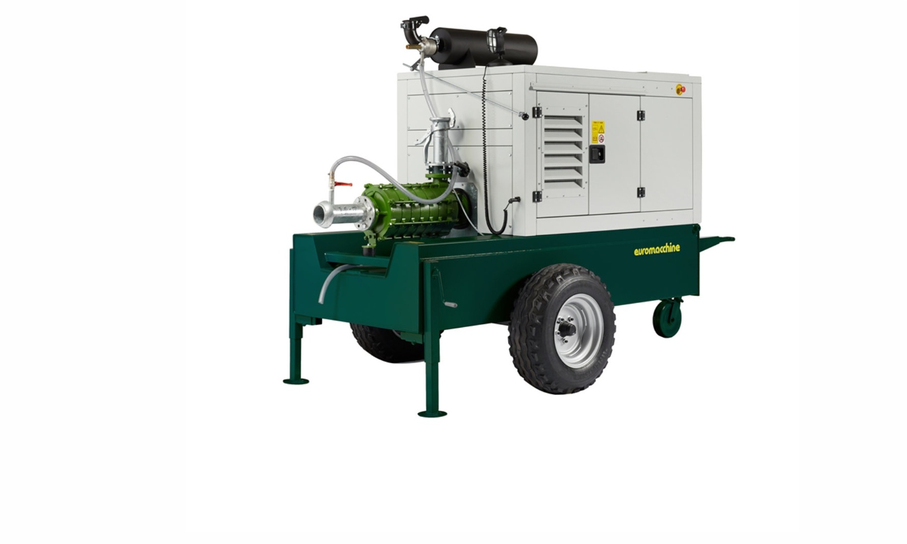 Seria de motopompe ROVATTI indeplineste o gama larga de varietati in ceea ce priveste presiunea si debitele.

Acestea sunt disponibile cu motorizari JOHN DEERE  de la 75 la 250 CP si cu motorizari IVECO  de la 75 la 350 CP si sunt configurate pentru debite medii si mari. In ceea ce priveste rezervoarele, in functie de marimea motopompei, acestea pleaca de la 450L si ajung pana la 1000L.

In functie de cerinta, acestea pot fi customizate in mod DESCHIS, SILENTIOS si SUPERSILENTIOS.

Optional, acestea pot fi dotate cu sistem de autoreglaj pentru presiune, autoamorsare electrica, kit de ridicare a conductei de aspiratie si control la distanta.