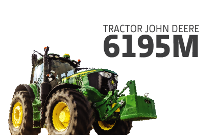 Tractor John Deere 6195M