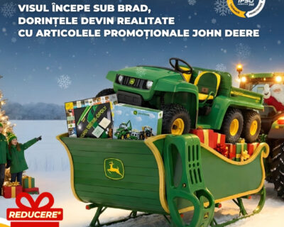 Sărbătorește Crăciunul cu John Deere – Visul începe sub brad!
